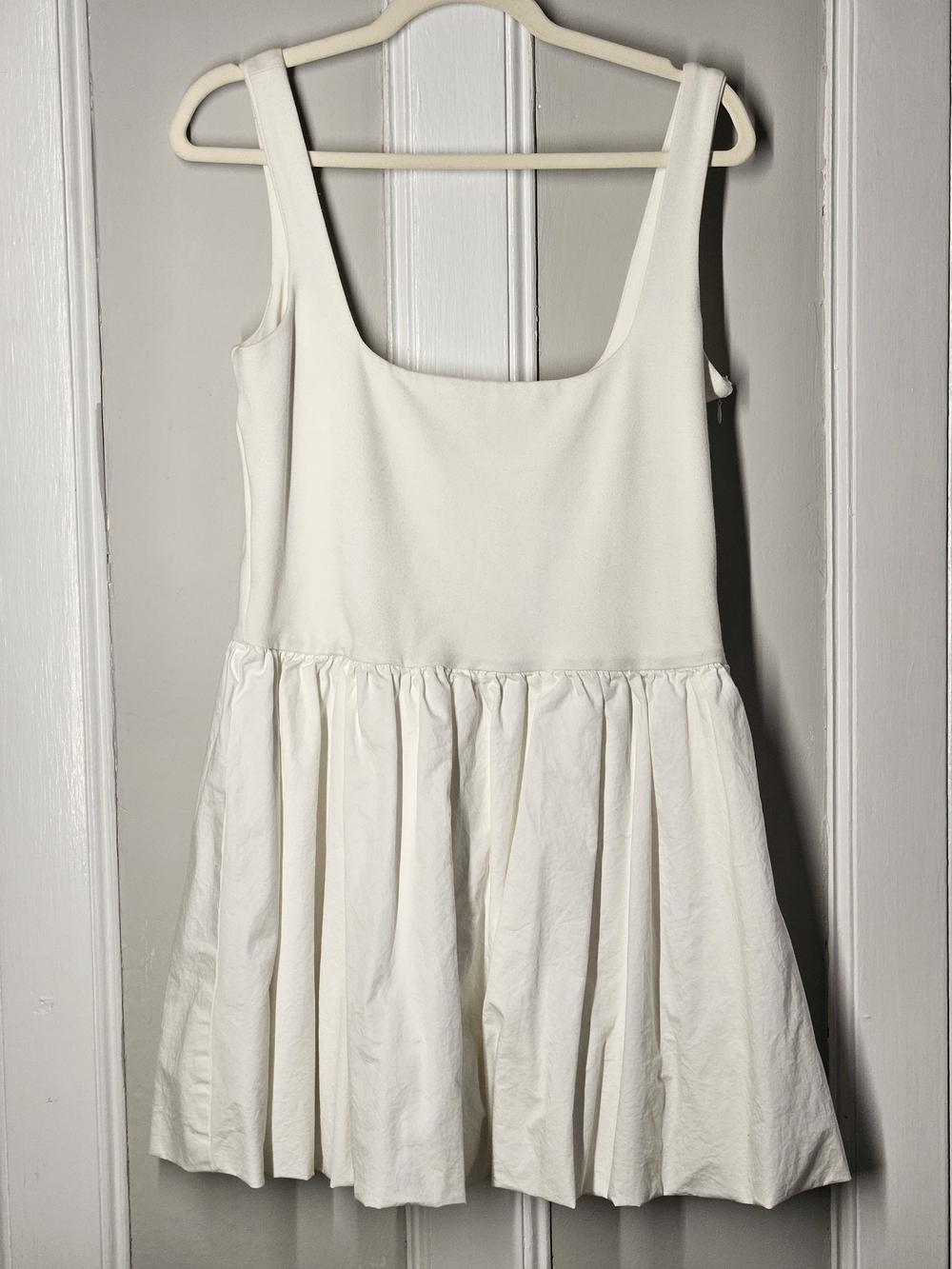 Camila Coelho White Mini Sundress